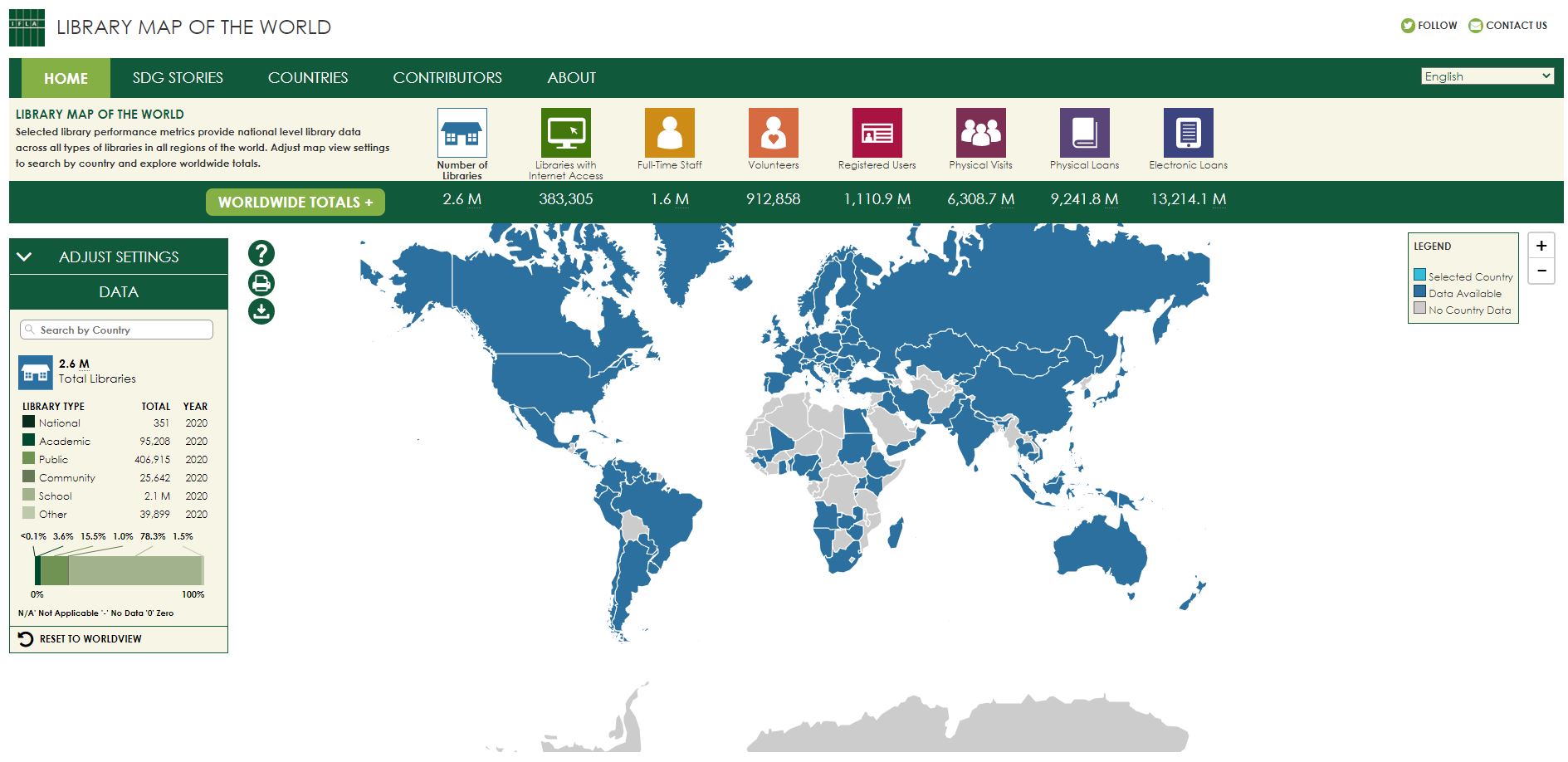 IFLA Library Map of the World